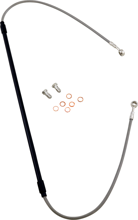 GBRAKES Complete Brake Line Kit - Front - Stainless Steel - RMZ450 '18-'23