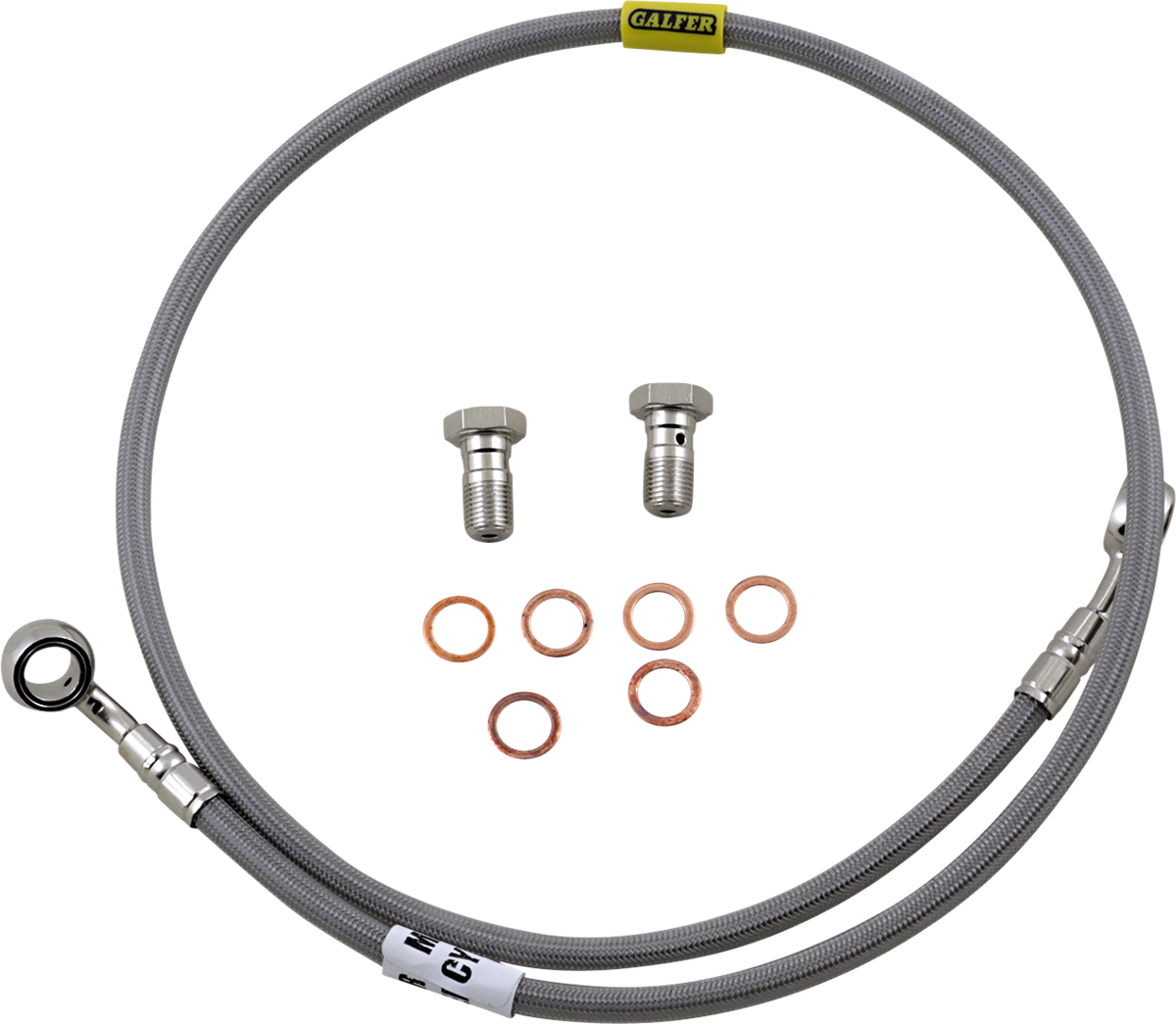 GBRAKES Brake Line Kit - Front - Stainless Steel - EX500D / EX500 Ninja 500R '94-'05