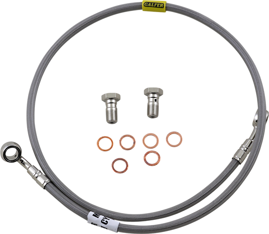 GBRAKES Brake Line Kit - Front - Stainless Steel - EX500D / EX500 Ninja 500R '94-'05