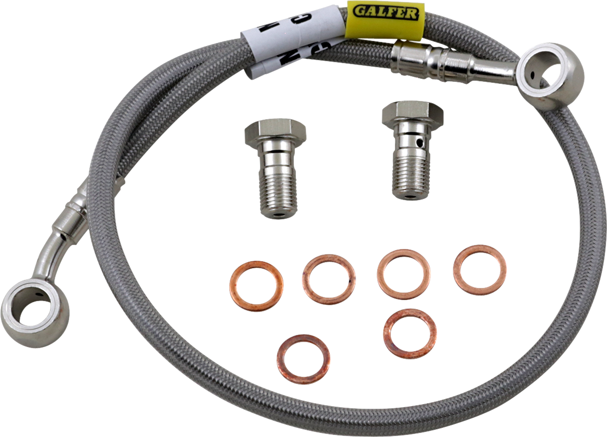 GBRAKES Brake Line Kit - Rear - Stainless Steel - VTR1000 Super Hawk '98-'05