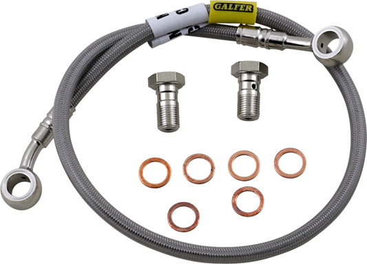GBRAKES Brake Line Kit - Rear - Stainless Steel - VTR1000 Super Hawk '98-'05