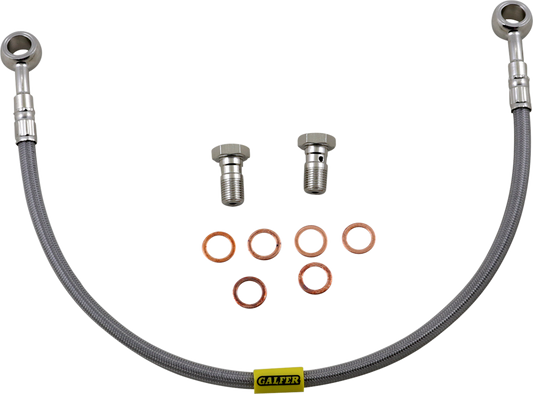 GBRAKES Brake Line Kit - Rear - Stainless Steel - EX500D / EX500 Ninja 500R '94-'05