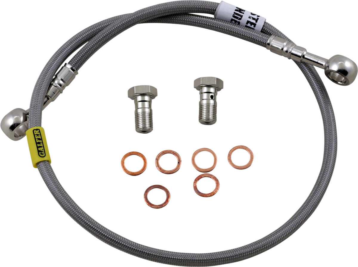 GBRAKES Brake Line Kit - Rear - Stainless Steel - GSF 1200 Bandit '96-'00