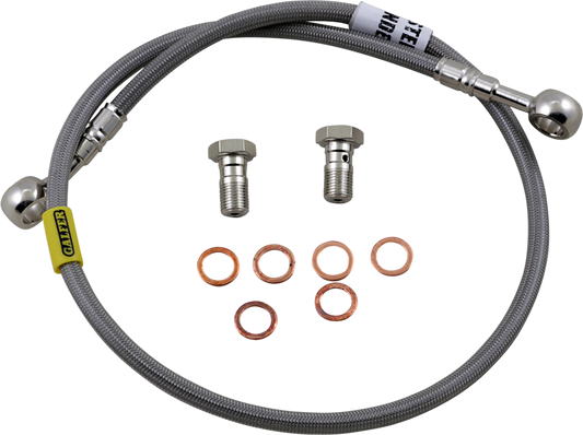 GBRAKES Brake Line Kit - Rear - Stainless Steel - GSF 1200 Bandit '96-'00