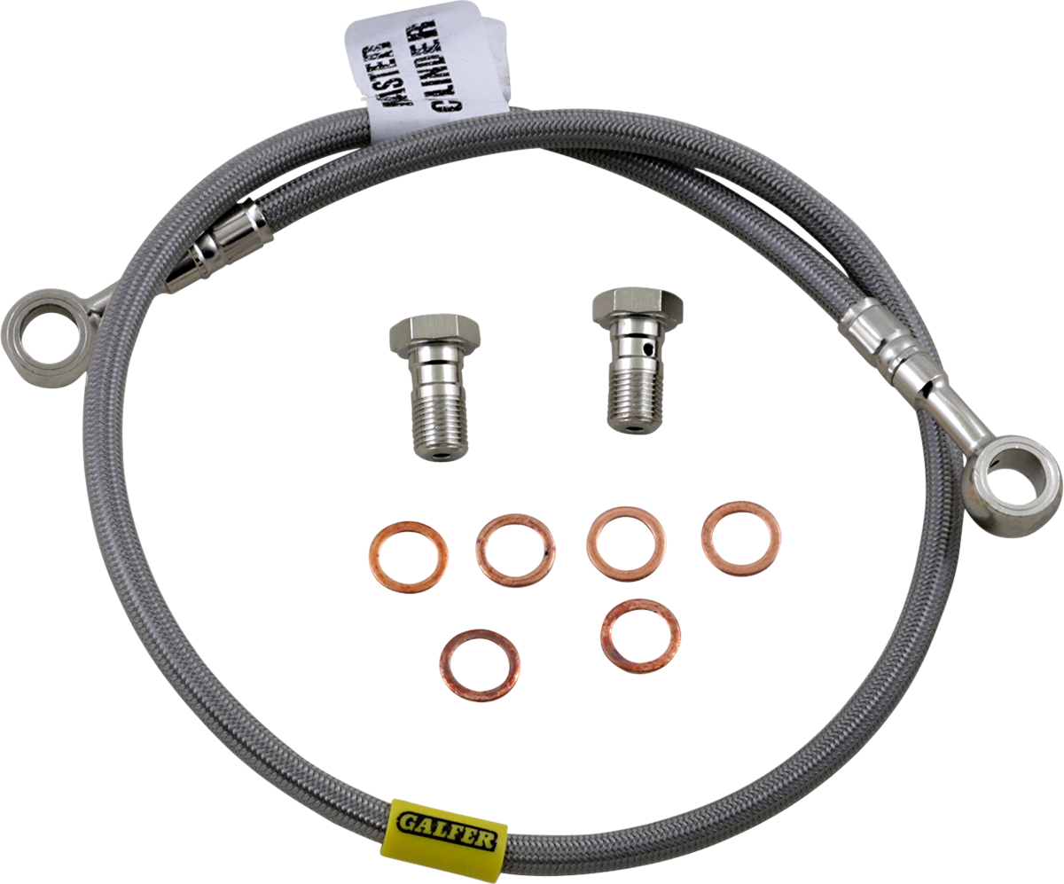 GBRAKES Brake Line Kit - Rear - Stainless Steel - GSX-R600 '97-'03