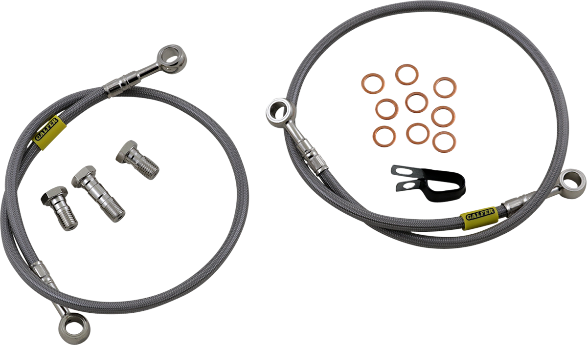 GBRAKES Brake Line Kit - Front - Stainless Steel - YZF-R6 '99-'02