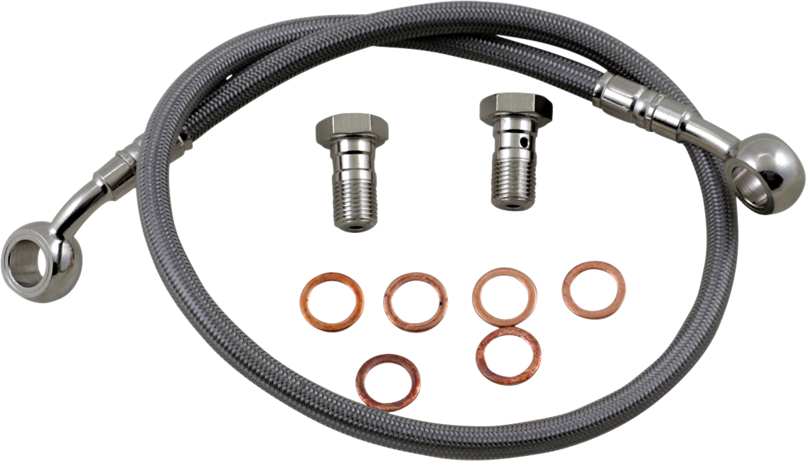 GBRAKES Brake Line Kit - Rear - Stainless Steel - YZF-R6 '99-'02