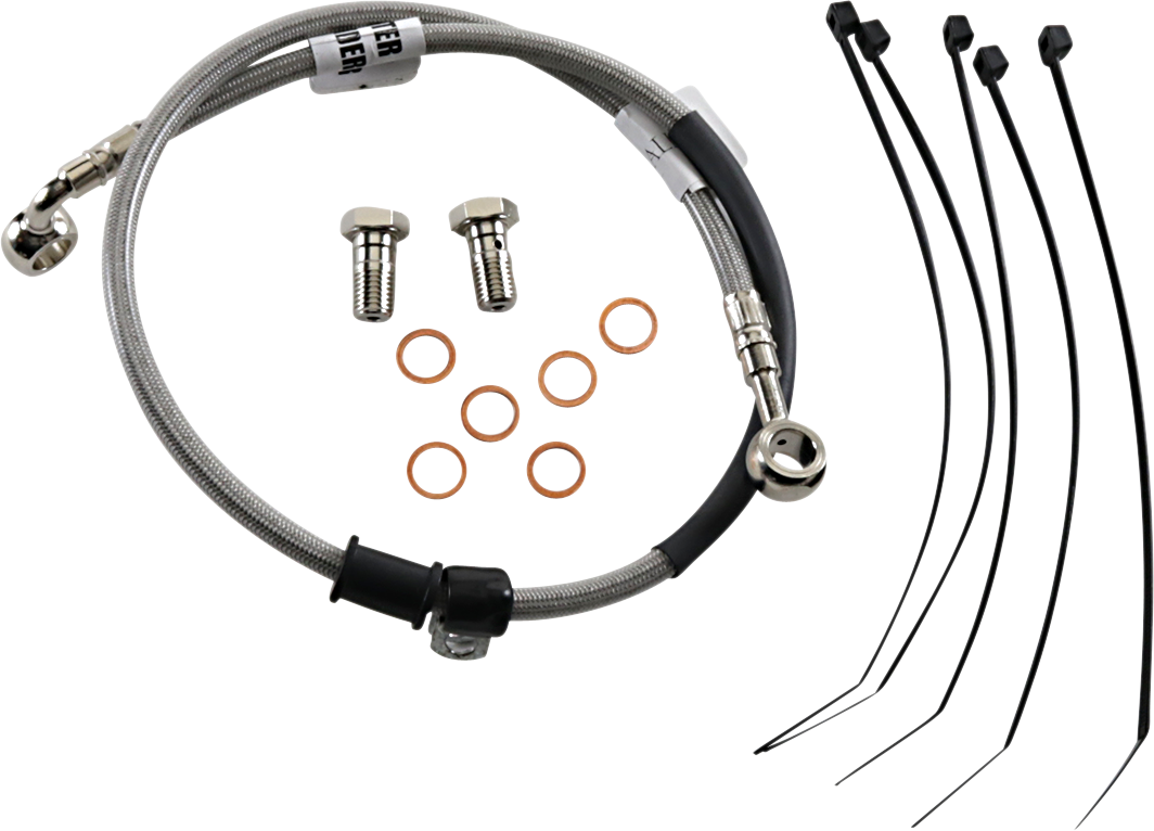 GBRAKES Brake Line Kit - Rear - Stainless Steel - GSX-R1000 '17-'18