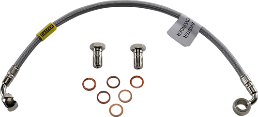 GBRAKES Brake Line Kit - Rear - Stainless Steel - SV650 ABS 2017