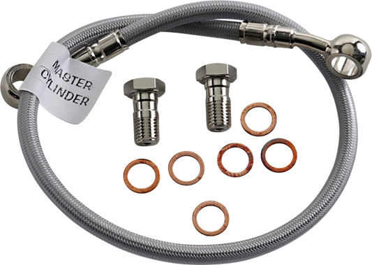 GBRAKES Brake Line Kit - Rear - Stainless Steel - EX400 Ninja 400 '18-'22