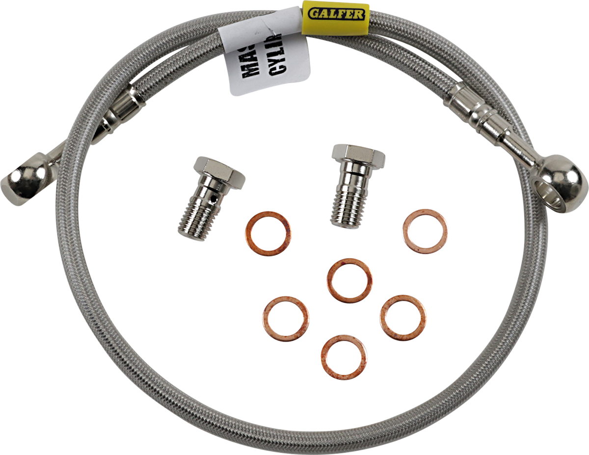GBRAKES Complete Brake Line Kit - Rear - Stainless Steel - CBR929RR / CBR954RR '00-'04