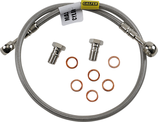 GBRAKES Complete Brake Line Kit - Rear - Stainless Steel - CBR929RR / CBR954RR '00-'04