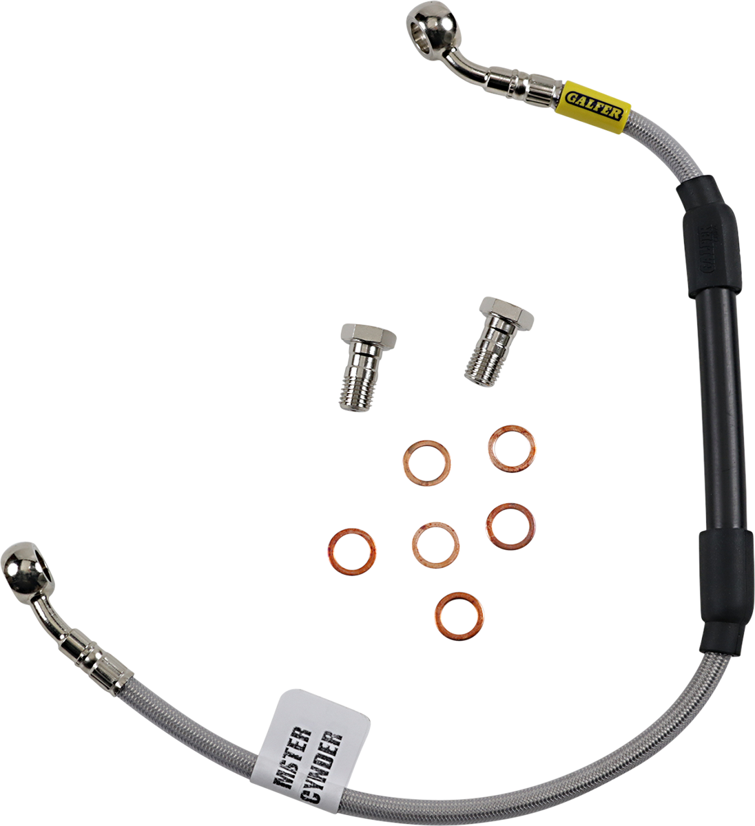 GBRAKES Brake Line Kit - Rear - Stainless Steel - FZ-09 '14-'16