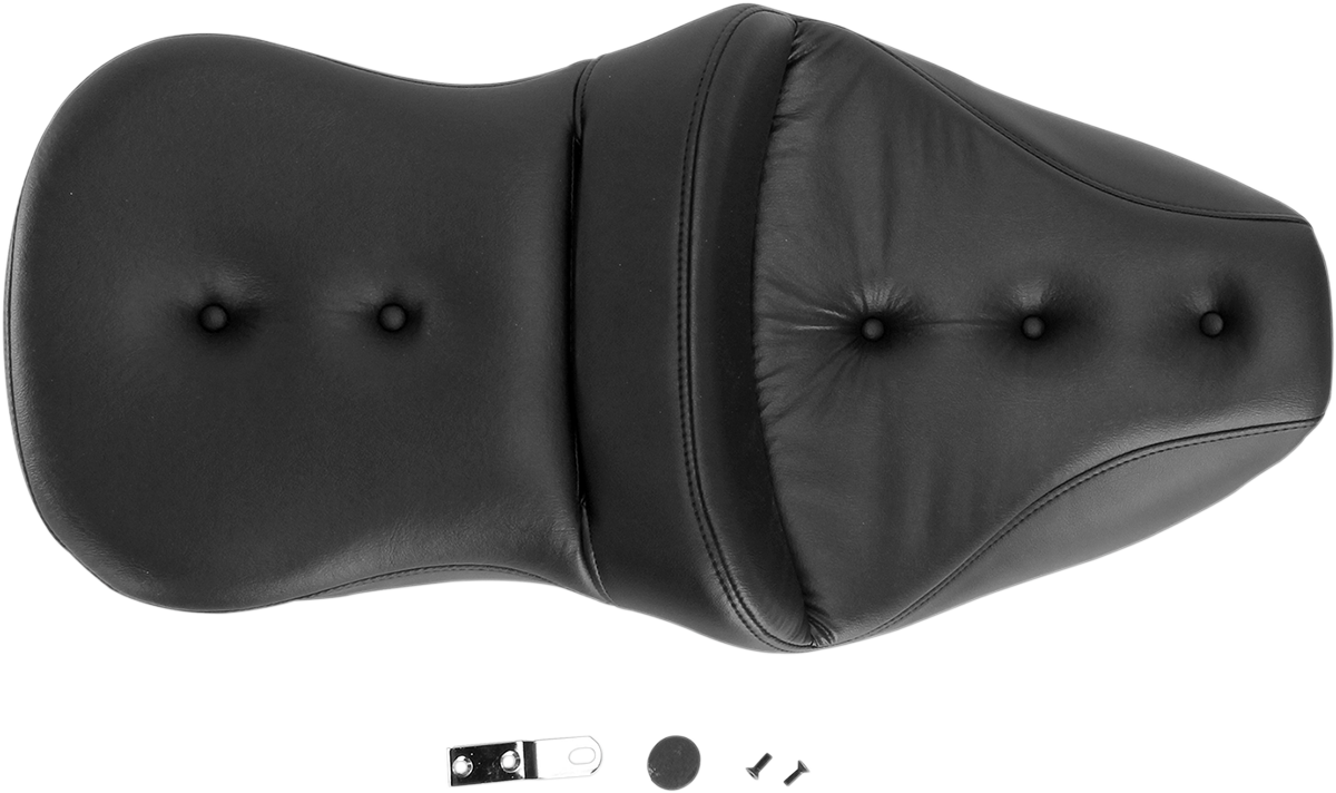 SADDLEMEN Pillow-Top Roadsofa™ Seat - Black - Touring '99-'07