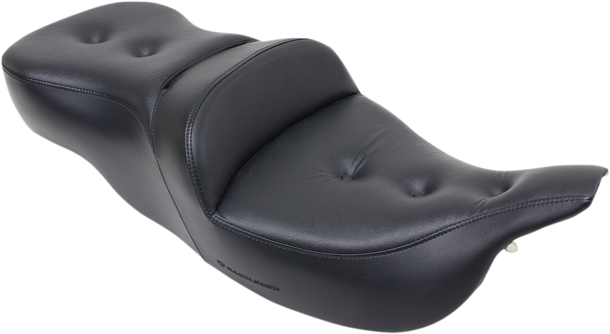 SADDLEMEN Pillow-Top Roadsofa™ Seat - Black - Touring '99-'07