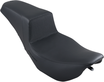 SADDLEMEN Step-Up Seat - Gripper - Black - Touring '97-'07