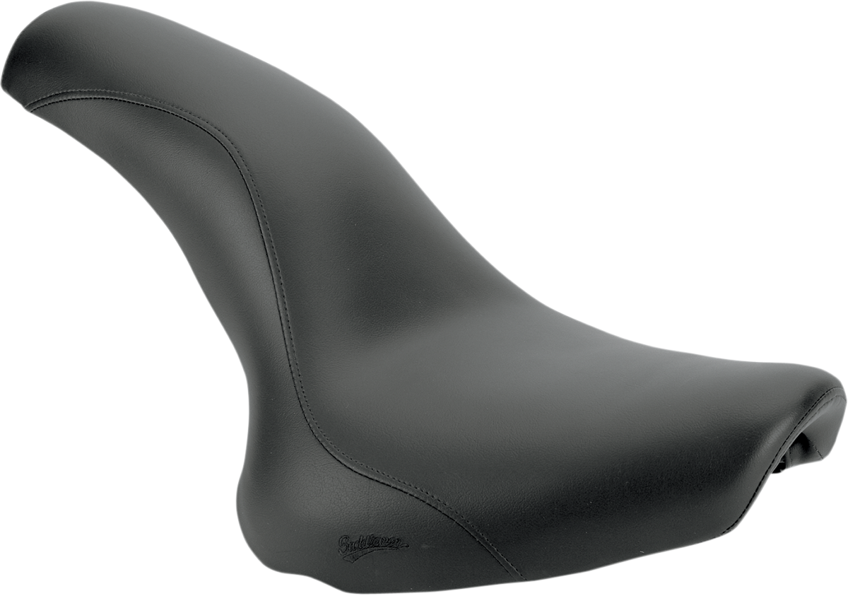 SADDLEMEN Seat - Profiler™ - Black - Smooth - Softail '00-'05