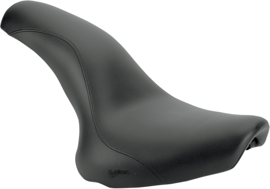 SADDLEMEN Seat - Profiler™ - Black - Smooth - Softail '00-'05