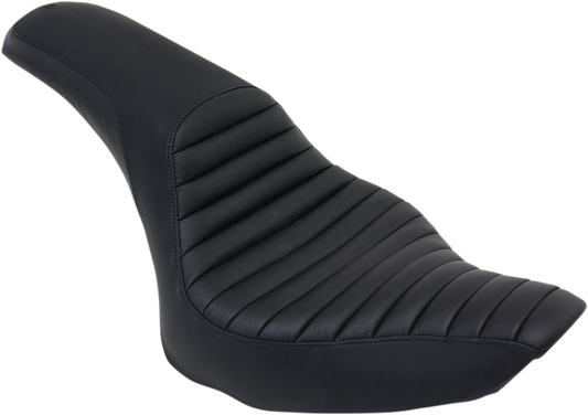 SADDLEMEN Profiler™ Tuck-N-Roll Seat - Black - Softail '06-'17