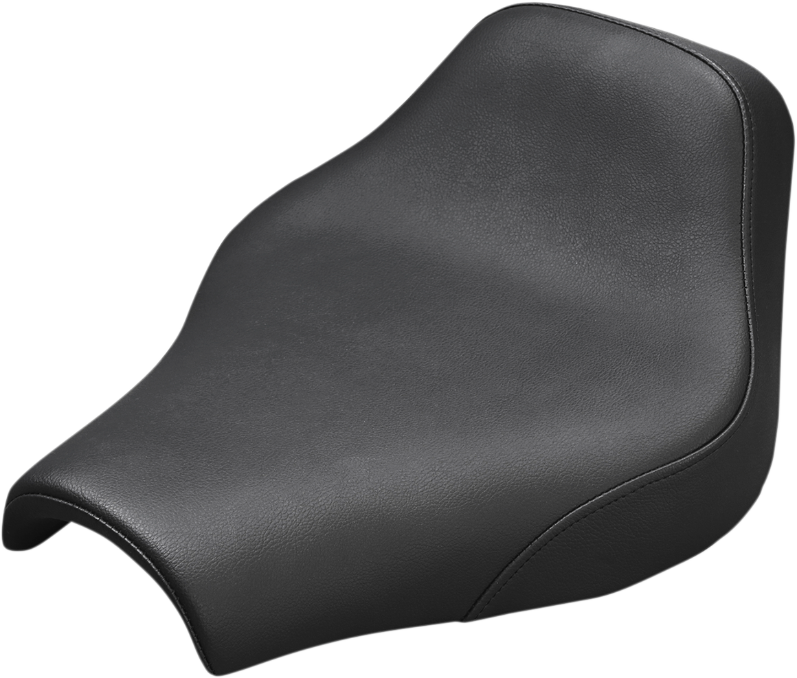 SADDLEMEN Seat - Renegade™ Solo - Black - Smooth - Softail '18-'23