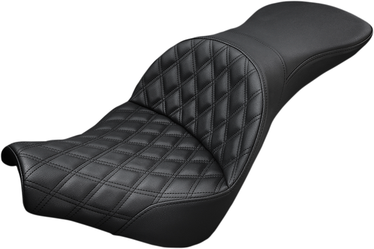 SADDLEMEN Explorer Seat - Lattice Stitched - Softail '18-'20