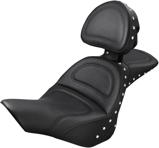 SADDLEMEN Explorer Special Seat — Includes Backrest - Softail '13-'17