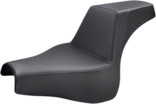 SADDLEMEN Step-Up Seat - Gripper - Black - Softail '18-'20