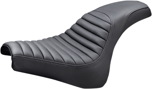 SADDLEMEN Profiler™ Tuck-N-Roll Seat - Black - Softail '18-'20