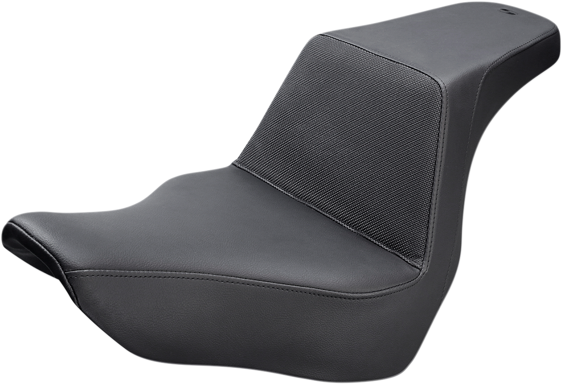 SADDLEMEN Step-Up Seat - Gripper - Black - Softail '18-'24