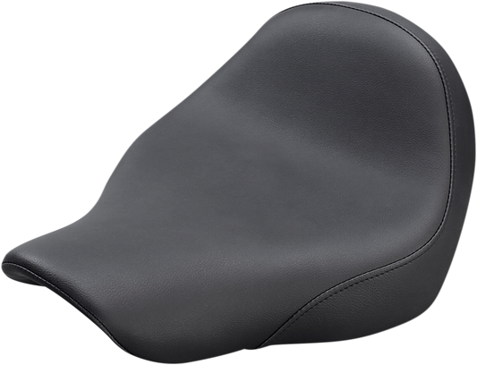 SADDLEMEN Seat - Renegade™ Solo - Black - Smooth - Softail '18-'24