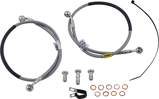 GBRAKES Brake Line Kit - Front - Stainless Steel - YZF-R6 '06-'16