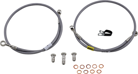 GBRAKES Brake Line Kit - Front - Stainless Steel - FZ1 / FZ8 '06-'15