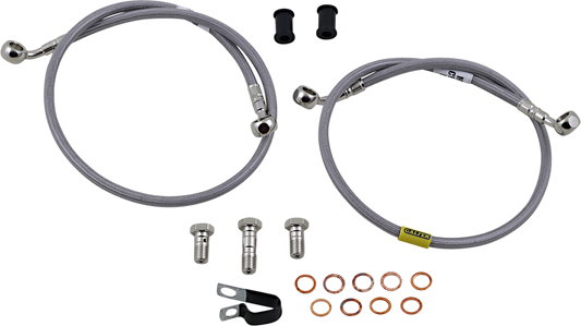 GBRAKES Brake Line Kit - Front - Stainless Steel - Ninja ZX-6 '07-'23