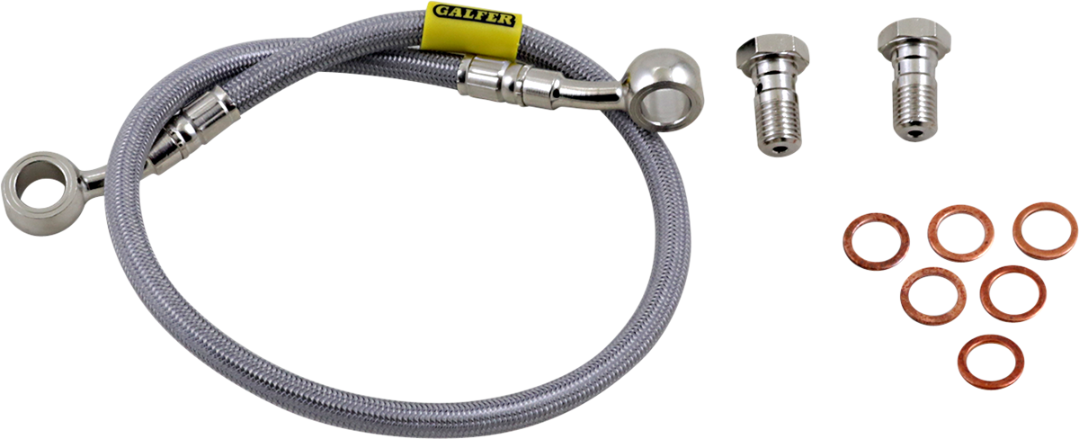 GBRAKES Brake Line Kit - Rear - Stainless Steel - ZX-6R '07-'08