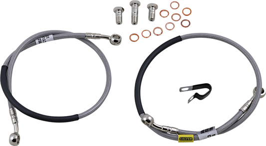 GBRAKES Brake Line Kit - Front - Stainless Steel - GSX1300R Hayabusa '08-'12