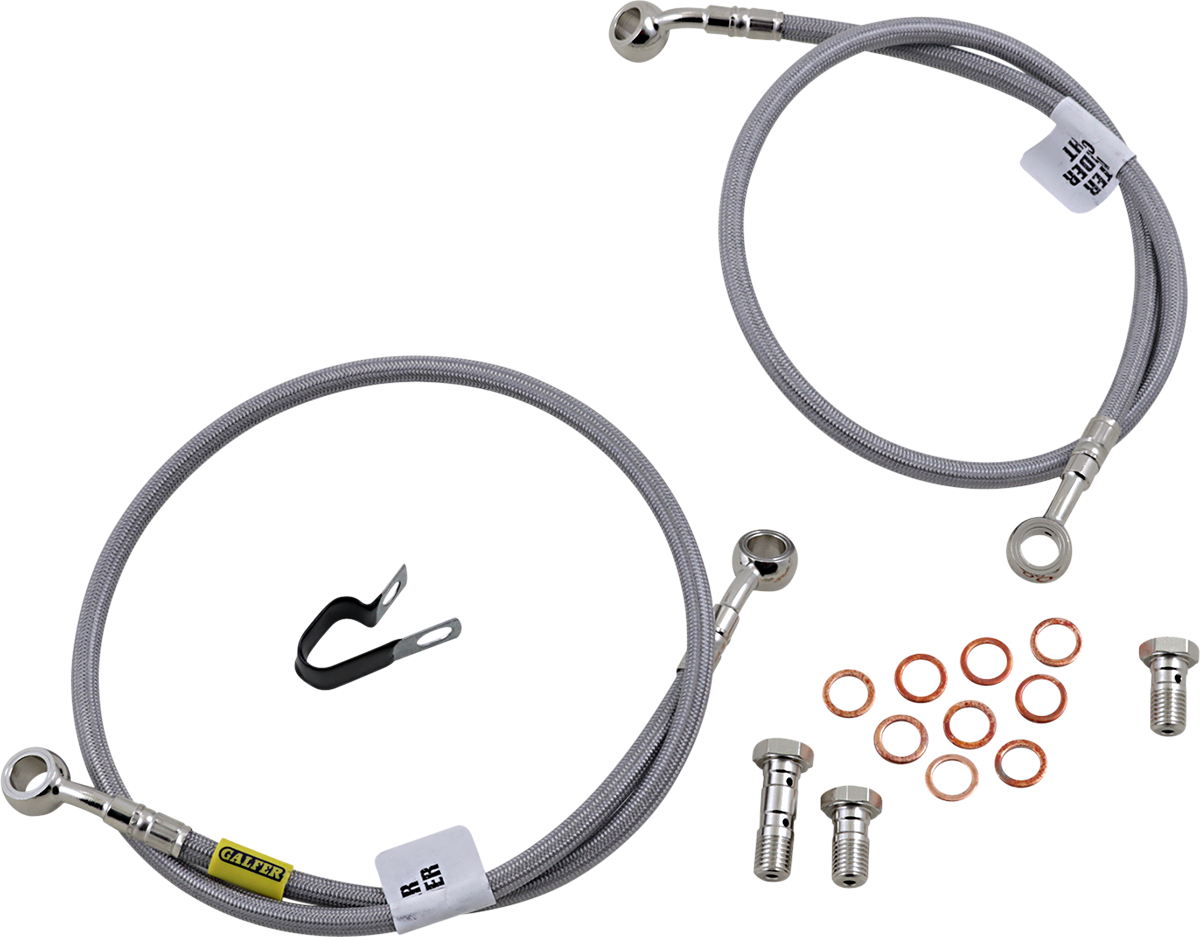 GBRAKES Brake Line Kit - Front - Stainless Steel - ZX1000 Ninja ZX-10R '08-'15