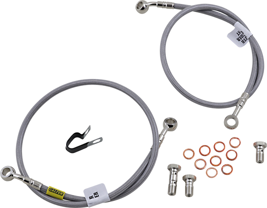 GBRAKES Brake Line Kit - Front - Stainless Steel - ZX1000 Ninja ZX-10R '08-'15