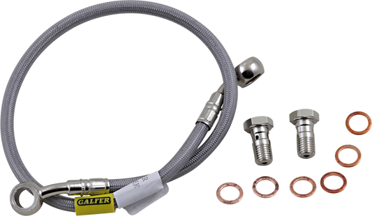 GBRAKES Brake Line Kit - Rear - Stainless Steel - ZX1000 Ninja ZX-10R '08-'15
