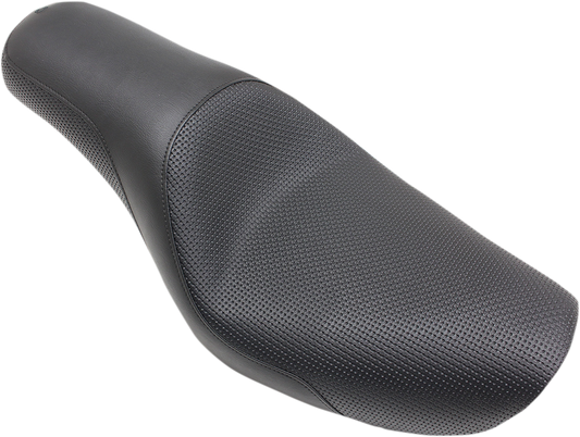 SADDLEMEN Profiler™ Basket-weave Seat - Black - Dyna '04-'05