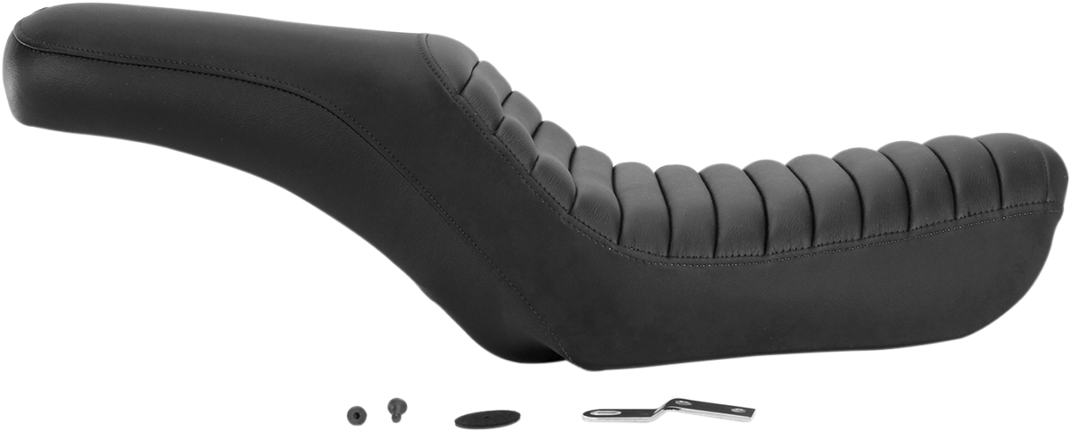 SADDLEMEN Profiler™ Tuck-n-Roll Seat - Black - Dyna '04-'05