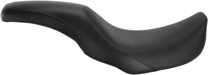 SADDLEMEN Profiler™ Basket-weave Seat - Black - Dyna '06-'17