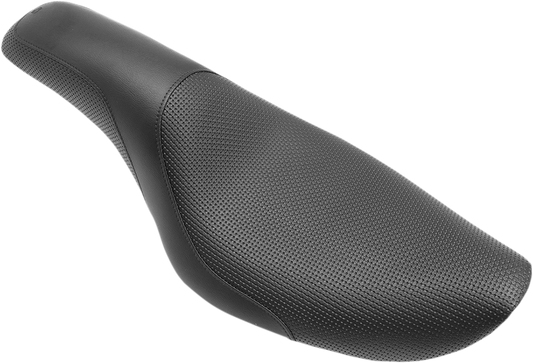 SADDLEMEN Profiler™ Basket-weave Seat - Black - Dyna '96-'03