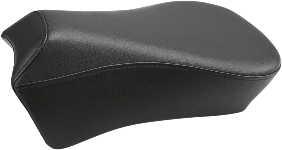 SADDLEMEN Heels Down Touring Pillion Pad - Plain - Black - Dyna '06-'17