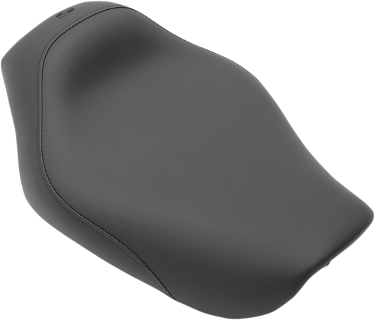 SADDLEMEN S3 Super Slammed Seat - Solo - Black - Dyna '04-'05