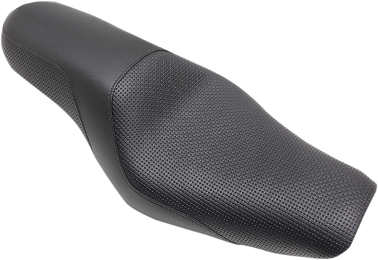 SADDLEMEN Profiler™ Basket-weave Seat - Black - Sportster '04-'20