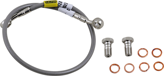 GBRAKES Complete Brake Line Kit - Rear - Stainless Steel - RVT1000R RC51 '00-'07