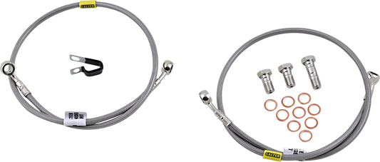 GBRAKES Complete Brake Line Kit - Front - Stainless Steel - GSF1200S Bandit '01-'05