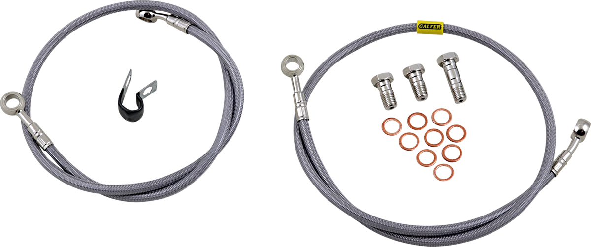 GBRAKES Complete Brake Line Kit - Front - Stainless Steel - FZS1000 FZ1 '01-'05