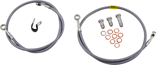 GBRAKES Complete Brake Line Kit - Front - Stainless Steel - FZS1000 FZ1 '01-'05