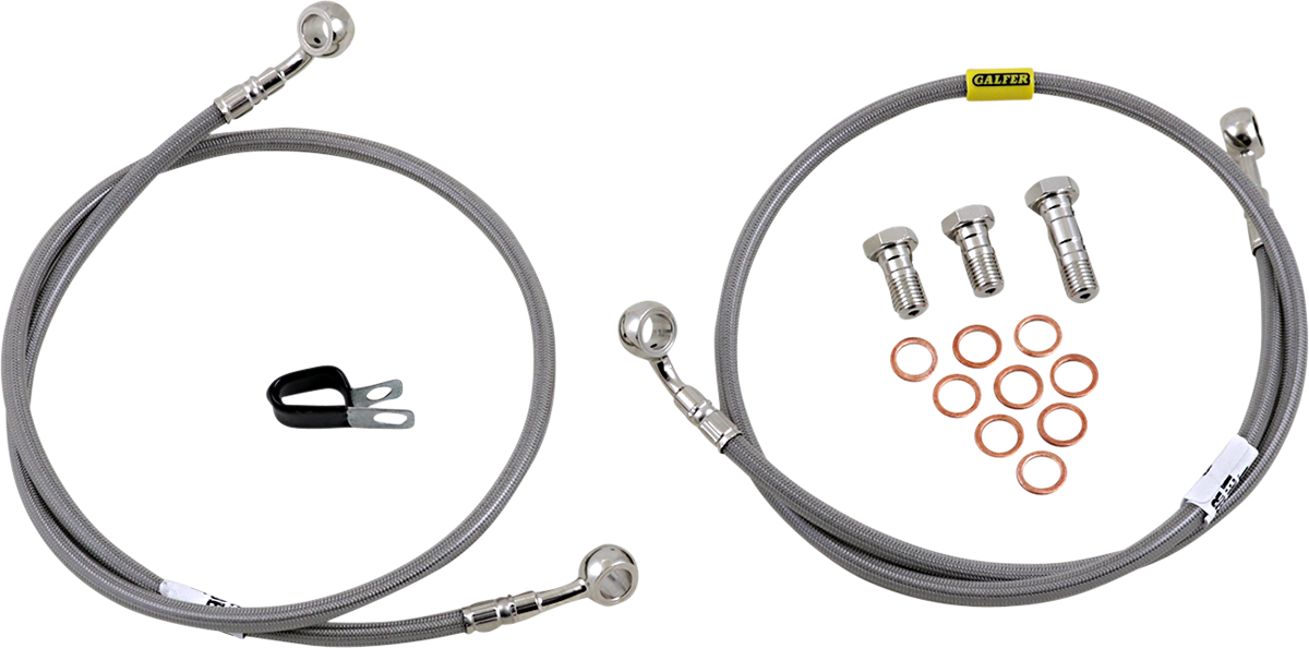 GBRAKES Complete Brake Line Kit - Front - Stainless Steel - CB900F 919 '02-'09